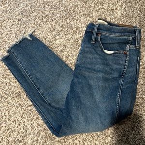 Button front Madwell jeans 10” high-rise skinny - 31P